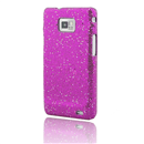Purple Jewelled Bling Sparkle Glitter Case Cover for Samsung I9100 Galaxy S2 S II