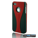 New 3-Piece Series Black Dark Red  Hard Case For Verizon ATT Apple iPhone 4 4S