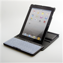 Bluetooth Keyboard Housing Case Rotated 360 Degrees With Silicone Cover For iPad 2 iPad3 Black