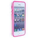 Pink Clear Bumper Frame TPU Silicone Soft Case Cover for the New iPhone 5G 5th Gen