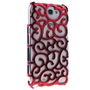 red Electroplating Palace Hollow Case Cover For Samsung Galaxy Note2 N7100