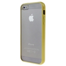 Hot Style Yellow Bumper Skin Case with Clear Back Cover For iPhone 5 5G New Iphone5
