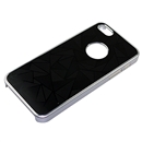 Black Metal Triangle Pattern Bumper Case Cover for Apple iPhone 5 5G 5th Gen