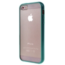 Hot Style Blackish Green Bumper Skin Case With Clear Back Cover For iPhone 5 iphone5