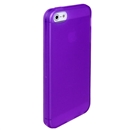 Clear Frost Purple Skin Gel TPU Soft Rubber Case Cover for Apple iPhone 5 5G 5th Gen