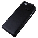 Black Flip PU Leather Pouch Case Cover with Magnetic For Apple iPhone 5 iPhone5 New