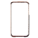 Lexury Crystal Bling Aluminum Metal Bumper Hard Case For Apple iPhone 4S Gold