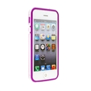 Purple Clear Bumper Frame TPU Silicone Soft Case Cover for the New iPhone 5G 5 iPhone5