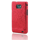 Red Jewelled Bling Sparkle Glitter Case Cover for Samsung I9100 Galaxy S2 S II