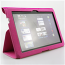 New Pink Slim Leather Case Cover & Stand For Samsung Galaxy Tab 10.1 GT P7500 P7510
