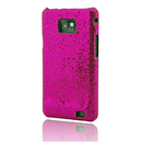 Rosy Jewelled Bling Sparkle Glitter Case Cover for Samsung I9100 Galaxy S2 S II