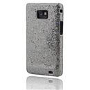 Silver Black Jewelled Bling Sparkle Glitter Case Cover for Samsung I9100 Galaxy S2 S II