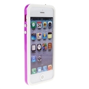 White Purple Bumper Frame TPU Silicone Soft Case Cover for the New iPhone 5G 5 iPhone5
