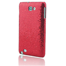 Red Bling Glitter Hard Skin Back Case Cover for Samsung i9220 Galaxy Note N7000