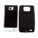 TPU Case for Samsung Galaxy S 2 i9100 3500mAh Extended Battery Black