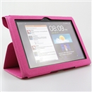 Pink Slim Leather Case Cover & Stand For Samsung Galaxy Tab 8.9 GT P7300 P7310