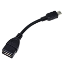USB AF To Mini 5 Pin Adapter Black