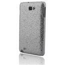 Silver Bling Glitter Hard Skin Back Case Cover for SSamsung i9220 Galaxy Note N7000