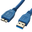 Premium Quality Blue 3FT 3Feet USB 3.0 A Male to Micro B Male Cable