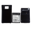 3500mAh Extended Battery + Charger for Samsung i9100 Galaxy S2 II Black