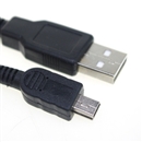 USB to Mini USB Charger Data Cable Black